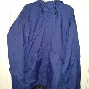 REI Windbreaker Full Zip Outdoors Hooded Jacket Men's sz XXL.